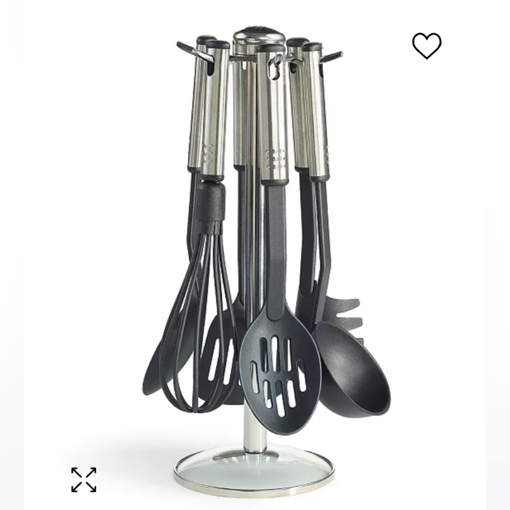 Martha Stewart Collection 7-Pc Stainless Steel & Nylon Utensil Set